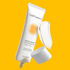 Hộp 2 Tuýp Kem Chống Nắng Cell Fusion C Derma Relief Sunscreen 100 SPF50+/PA++++ - Bảo Vệ Da, Nâng Tông Da Tự Nhiên, Phù Hợp Mọi Loại Da