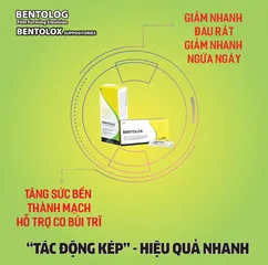 Viên đặt trĩ Bentolox Hy Lạp - Hỗ trợ làm mềm, phục hồi vết thương, giảm kích ứng cho vùng hậu môn, phù hợp cho phụ nữ có thai và sau sinh
