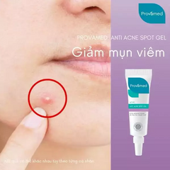 Gel Hỗ Trợ Giảm Mụn Trứng Cá Provamed Acne Spot Gel 10g - Giảm Viêm, Làm Dịu Da, Ngăn Ngừa Mụn Mới