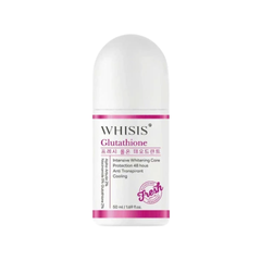 Lăn Khử Mùi Whisis Glutathione 50ml - Hỗ Trợ Giảm Mùi, Làm Sáng Da, Thẩm Thấu Nhanh, Mùi Thơm Mát, Dành Cho Mọi Loại Da