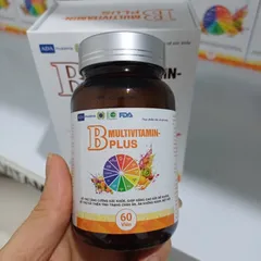 Viên uống Multivitamin B Plus ADA - Hỗ trợ sức khỏe, tăng cường năng lượng, cải thiện tình trạng chán ăn - Lọ 60 viên nhập khẩu