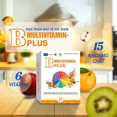 Viên uống Multivitamin B Plus ADA - Hỗ trợ sức khỏe, tăng cường năng lượng, cải thiện tình trạng chán ăn - Lọ 60 viên nhập khẩu