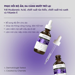 Tinh Chất Cấp Ẩm Advanced Clinicals Hyaluronic Acid Serum - Dưỡng Ẩm Sâu, Cải Thiện Da Khô, Làn Da Căng Mịn 52ml