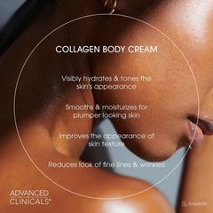 Kem Dưỡng Body Advanced Clinicals Collagen Skin Rescue Cream - Dưỡng Ẩm Sâu, Cải Thiện Độ Đàn Hồi Da, 454g