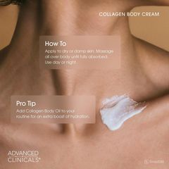 Kem Dưỡng Body Advanced Clinicals Collagen Skin Rescue Cream - Dưỡng Ẩm Sâu, Cải Thiện Độ Đàn Hồi Da, 454g