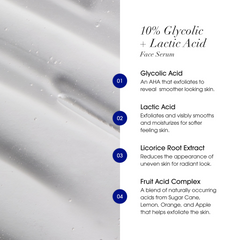 Tinh Chất Tẩy Tế Bào Chết Advanced Clinicals 10% Glycolic + Lactic Acid - Serum Làm Sáng Da, Cải Thiện Bề Mặt Da 52ml
