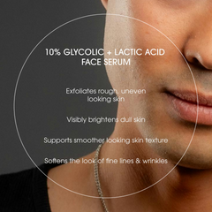 Tinh Chất Tẩy Tế Bào Chết Advanced Clinicals 10% Glycolic + Lactic Acid - Serum Làm Sáng Da, Cải Thiện Bề Mặt Da 52ml