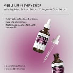 Serum trẻ hóa da Advanced Clinicals Multi-Peptide 52ml - Chăm sóc da, cải thiện nếp nhăn, nâng cơ và phục hồi độ đàn hồi, da khỏe mạnh