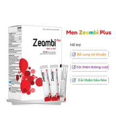 Men Vi Sinh Cho Bé Zeambi Plus - Tăng Cường Tiêu Hóa, 30 Gói Lợi Khuẩn Thiết Yếu GOS/FOS Cho Trẻ Em Và Người Lớn