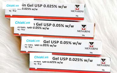 Kem Trị Mụn Tre Gel USP Aret 0.05% - Giúp Tái Tạo Da, Giảm Thâm Và Mụn 20g - Sản Phẩm Chăm Sóc Da Chất Lượng Từ Menarini