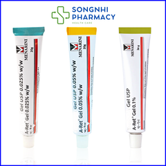 Gel Trị Mụn Tre Aret USP 0.025% - Giảm Thâm Mụn, Tái Tạo Da - Sản Phẩm Menarini 20g từ Ấn Độ