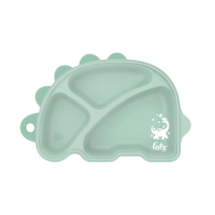 Khay Ăn Dặm Hình Khủng Long Fatzbaby FB8301SS - Chất Liệu PP An Toàn, 3 Ngăn Đựng Thực Phẩm, Thiết Kế Dễ Thương Cho Bé Yêu