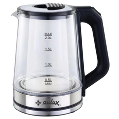 (Hàng nhập khẩu) Ấm siêu tốc thuỷ tinh Aulux AK-2018G dung tích 2L