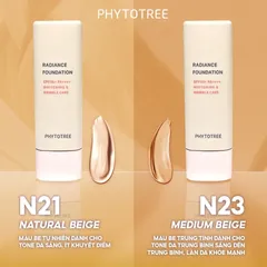 (Hàng nhập khẩu) Kem nền chống nắng 2in1 Phytotree Radiance Foundation SPF50