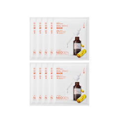(Hàng nhập khẩu) Combo 10 mặt nạ dưỡng sáng da Neogen Dermalogy Real Vita C 22% Mask