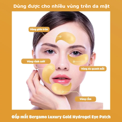 (Hàng nhập khẩu) Mặt nạ mắt Bergamo Luxury Gold Hydrogel Eye Patch