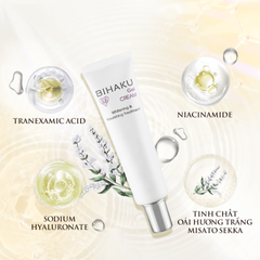 (Hàng nhập khẩu) Kem hỗ trợ mờ nám, sáng da Bihaku Gel Cream Whitening & Nourishing Treatment