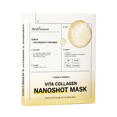 (Hàng nhập khẩu) Hộp 5 mặt nạ thạch Medianswer Vita Collagen NanoShot Mask