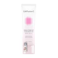 (Hàng nhập khẩu) Kem chống nắng nâng tone Cell Fusion C Aqua Tone Up 100 Sunscreen SPF 50