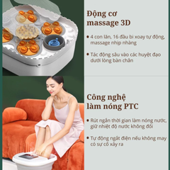 Bồn ngâm chân massage gấp gọn Seka SKG245