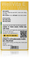WellVita E 400IU - Viên uống hỗ trợ trẻ hóa và làm đẹp da