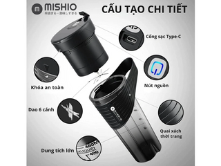 Máy xay sinh tố cầm tay Mishio MK371