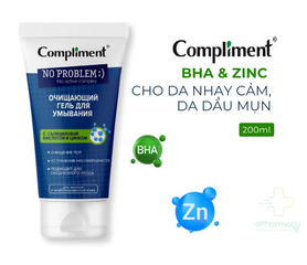 Gel Rửa Mặt Compliment No Problem Salicylic Acid của Nga