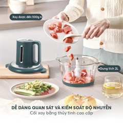 Máy xay thịt Elmich MCE9271IB 2L công suất 500W