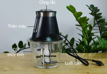 Máy xay thịt Tiross TS5248 cối thủy tinh 1.2L