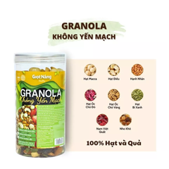 Ngũ cốc Granola không yến mạch Giọt Nắng