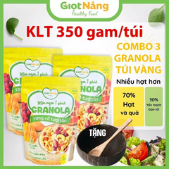 Granola Rạng Rỡ Tươi Tắn Túi Vàng