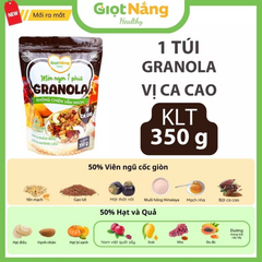 Granola Không Chiên Vẫn Ngon Vị Ca Cao