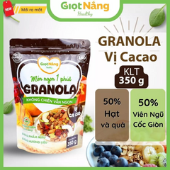 Granola Không Chiên Vẫn Ngon Vị Ca Cao