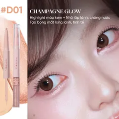 (Hàng nhập khẩu) Bút vẽ bọng mắt 2 đầu Judydoll Under Eye Liner
