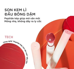 (Hàng nhập khẩu) Son Kem Lì Đầu Bông Judydoll Matte Lip Cream 2.6ml