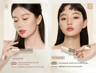 (Hàng nhập khẩu) Kem Tạo Khối & Bắt Sáng 2 Đầu Judydoll Liquid Highlighter & Contour Duo