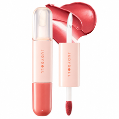 (Hàng nhập khẩu) Son Bóng Judydoll 2 Đầu Dưỡng Ẩm Lâu Trôi