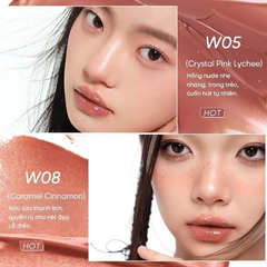 (Hàng nhập khẩu) Son Bóng Judydoll 2 Đầu Dưỡng Ẩm Lâu Trôi