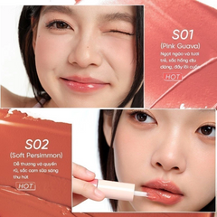 (Hàng nhập khẩu) Son Bóng Judydoll 2 Đầu Dưỡng Ẩm Lâu Trôi