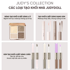 (Hàng nhập khẩu) Kem Bắt Sáng & Kem Tạo Khối Judydoll Liquid Highlighter & Liquid Contour