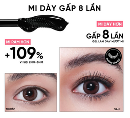 (Hàng nhập khẩu) Mascara Judydoll No-Drooping Volume Mascara Chống Lem Lâu trôi 40h