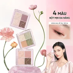 (Hàng nhập khẩu) Bảng phấn mắt 4 ô Judydoll 4 Shades Eyeshadow