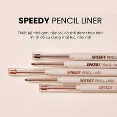 (Hàng nhập khẩu) Chì Kẻ Mắt Peripera Speedy Pencil Liner Chống Trôi