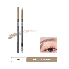 (Hàng nhập khẩu) Chì Kẻ Mày Siêu Mảnh Clio Kill Brown Slim Brown