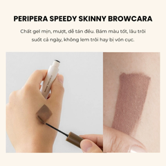 (Hàng nhập khẩu) Mascara lông mày Peripera Speedy Skinny Browcara
