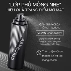 (Hàng nhập khẩu) Xịt Khóa Nền Colorkey Airy Matte Setting Spray