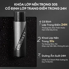 (Hàng nhập khẩu) Xịt Khóa Nền Colorkey Airy Matte Setting Spray