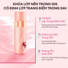 (Hàng nhập khẩu) Xịt Khóa Lớp Trang Điểm Colorkey Airy Soft Matte Makeup Setting Spray Ice Cream