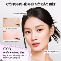 (Hàng nhập khẩu) Phấn phủ bột kiềm dầu Colorkey dạng bột 8g