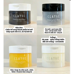 Sáp Tẩy Trang Clayge Cleansing Balm Moist 95g - Giúp Làm Sạch Da, Tẩy Trang, Tẩy Tế Bào Chết, Phù Hợp Mọi Loại Da